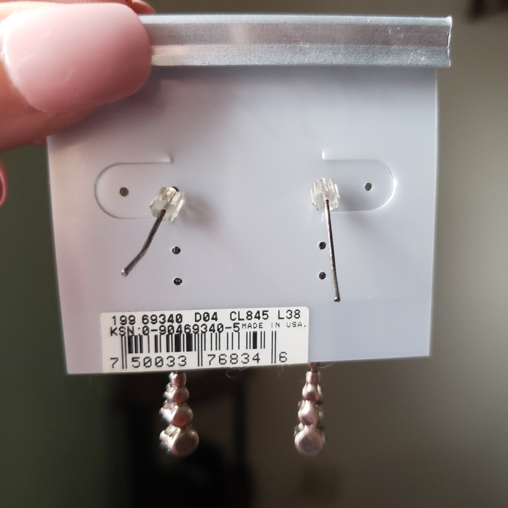 ☄Metaphor Rhinestone Dangling Earrings - Picture 3 of 3